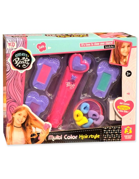 „Create Beauty“ plaukų dažų tiesintuvas – sukurkite spalvingas ir stilingas sruogas!