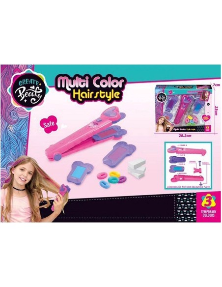 Būkite savo plaukų stiliaus profesionalė: spalvotų sruogų dažymo rinkinys (nuo 3 m.)