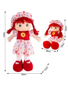 Didelė skudurinė lėlė Onutė (42 cm) – švelni pirmoji draugė mažajai princesei 2