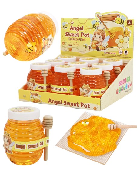 „Slime“ medaus stiklainis – tįstantis džiaugsmas mažiesiems smaližiams!