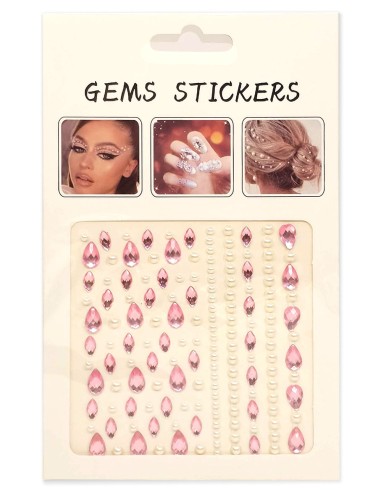 Facegems kristalai su perliukais...