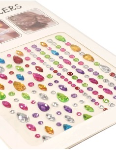 Facegems kristalai su perliukais veidui papuošti