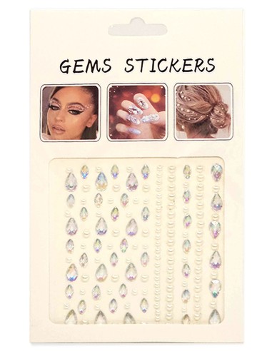 Facegems kristalai su perliukais...