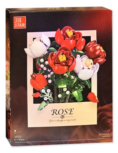 „Star Rose Botanical Garden“ – amžinai žydinti 761 detalės gėlių puokštė