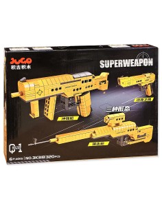 3 viename karinių ginklų rinkinys – Automatas, Snaiperis ir „Gold Desert Eagle“