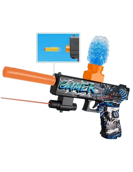 „Fashion Action“ automatinis gelio rutuliukų pistoletas – ekstremalioms varžyboms lauke!