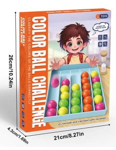 „Color Ball Challenge“ – spalvų rūšiavimo dėlionė mažiesiems genijams! 2