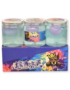 Magiškos skaidrios gleivės su blizgučiais – interaktyvus „Slime“ indelis (8x7 cm)