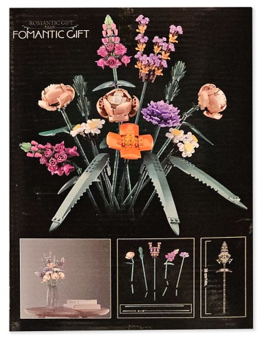 Elegantiška „pasidaryk pats“ puokštė: rožės, aguonos ir ramunės iš aukščiausios kokybės blokelių