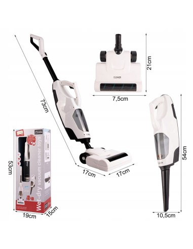 Edukacinis „2 viename“ siurblys-transformatorius – mokykitės tvarkos žaisdami