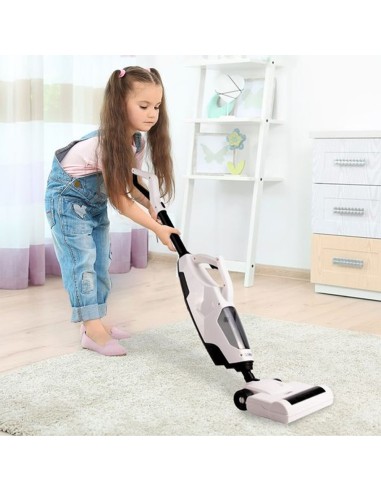Belaidis „2 in 1“ dulkių siurblys vaikams – tikroviška kopija su siurbimo funkcija