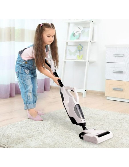 Belaidis „2 in 1“ dulkių siurblys vaikams – tikroviška kopija su siurbimo funkcija