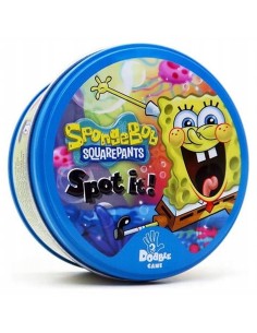 Edukacinis „Spot It!“ (SpongeBob): 55 kortelės ir 5 mini žaidimai visai šeimai