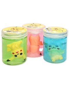 Magiškas „Slime“ su blizgučiais + Pikachu figūrėlė – staigmena kiekviename indelyje!