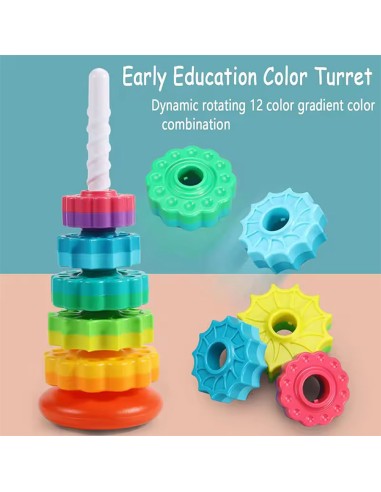 Spiralinė piramidė su dantračiais 35 cm