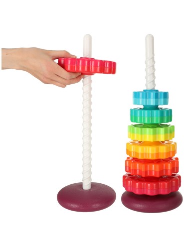 Spiralinė piramidė su dantračiais 35 cm