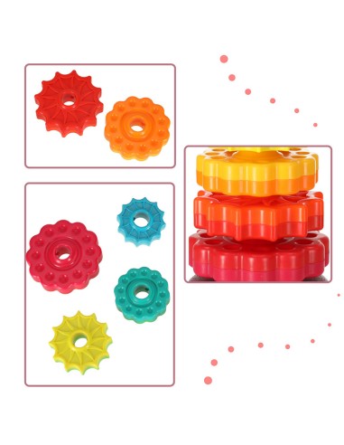 Spiralinė piramidė su dantračiais 35 cm