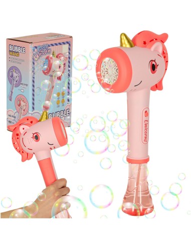 Magiška vienaragio burbulų lazdelė – šviesos ir tūkstančių burbulų šventė!