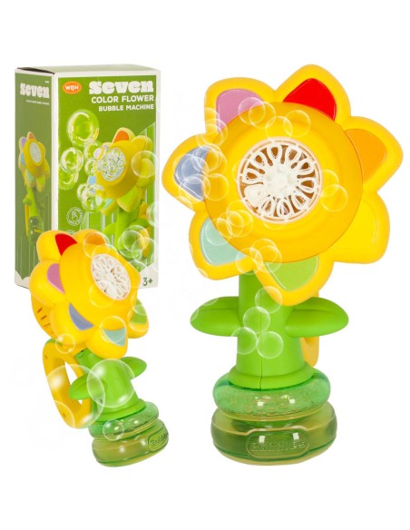 Magiška burbulų gėlė – automatinis šviesos ir tūkstančių burbulų šou!