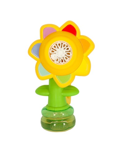 Automatinis gėlės formos burbulų generatorius su LED šviesomis ir įkraunama baterija