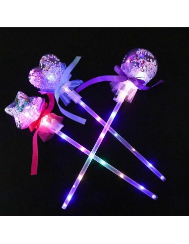 Švytinti LED stebuklinga fėjų lazdelė - Bobble Ball Flash Stick