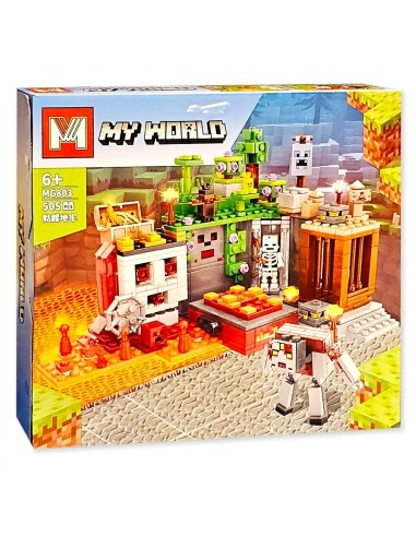 „My World“ Minecraft: Skeleto požemis – paslaptingas nuotykis pikselių pasaulyje!