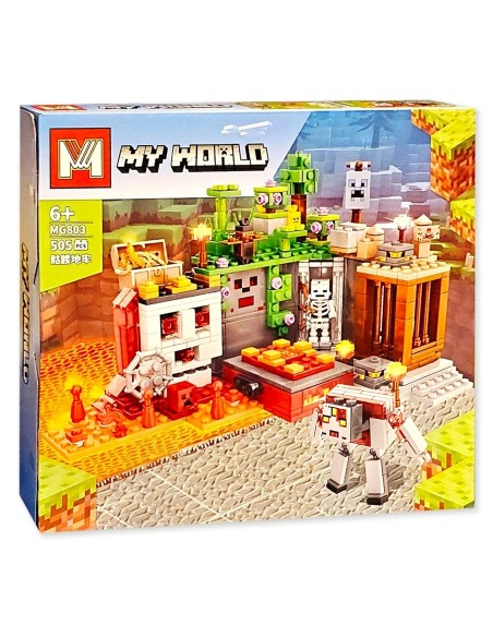 „My World“ Minecraft: Skeleto požemis – paslaptingas nuotykis pikselių pasaulyje!