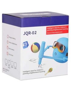 Edukacinis robotas-dailininkas: 100 piešimo užduočių ir anglų kalbos pamokos