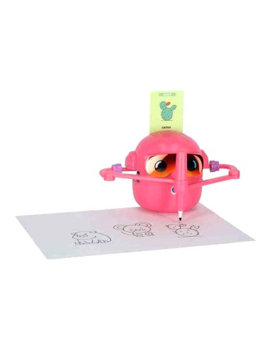 Išmanusis piešimo robotas „Pink STEM“ – interaktyvus mokomasis žaislas su muzika