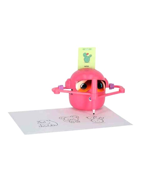 Išmanusis piešimo robotas „Pink STEM“ – interaktyvus mokomasis žaislas su muzika
