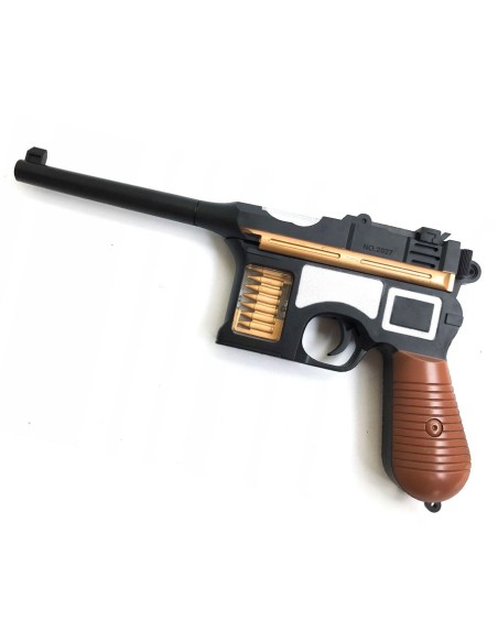 Tikroviškai atrodantis žaislinis pistoletas MAUSER C96 – karo žaidimai berniukams