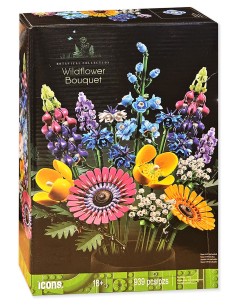 Konstruktorius „Botanical Collection“ – prabangi gėlių puokštė iš 939 dalių