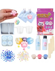 „DIY Squishy“ kūrybinis rinkinys: Susikurk savo minkštas katės letenėles! 2