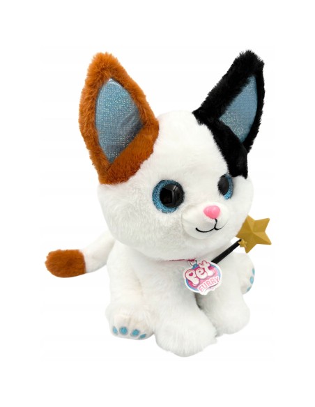 Minkštas pliušinis draugas su burtų lazdele – dovana mažiesiems burtininkams