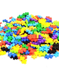 Neoninis „Plus-Plus“ tipo konstruktorius – viena forma, milijonai galimybių!