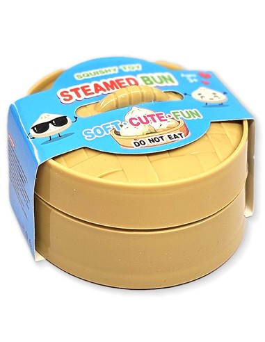 Antistresas Hinkalis „Glitter Dumpling“ – minkštas koldūnas stilingoje dėžutėje