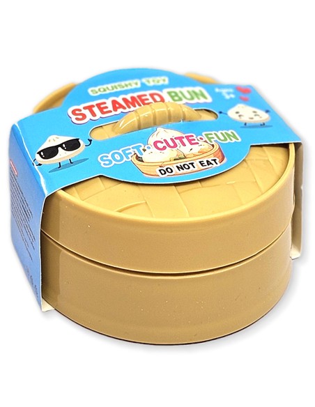 Antistresas Hinkalis „Glitter Dumpling“ – minkštas koldūnas stilingoje dėžutėje