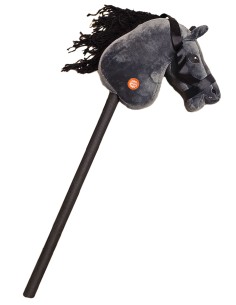 Žirgas ant lazdos aktyviems žaidimams: Minkštas pliušinis draugas mažiesiems raiteliams