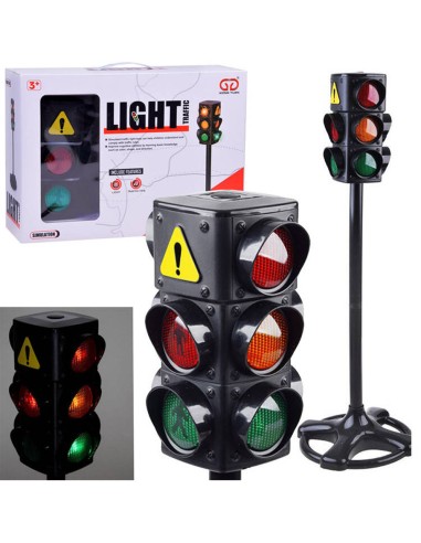 Interaktyvus šviesoforas su šviesos ir garso efektais – mažiesiems eismo dalyviams