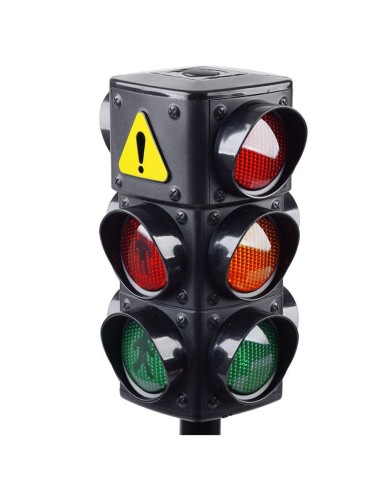 Didelis 71 cm šviesoforas su automatinio ir rankinio valdymo režimais