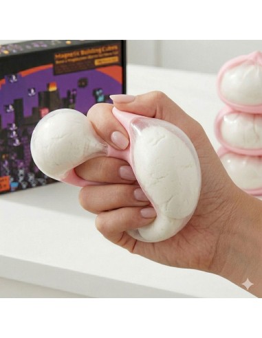 Antistresas Squishy Toy Koldūnas „Glitter Dumpling“