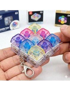 Raktų pakabukas „LED Fidget Keycap“ – mechaninis spragsėjimas tavo kišenėje! 2