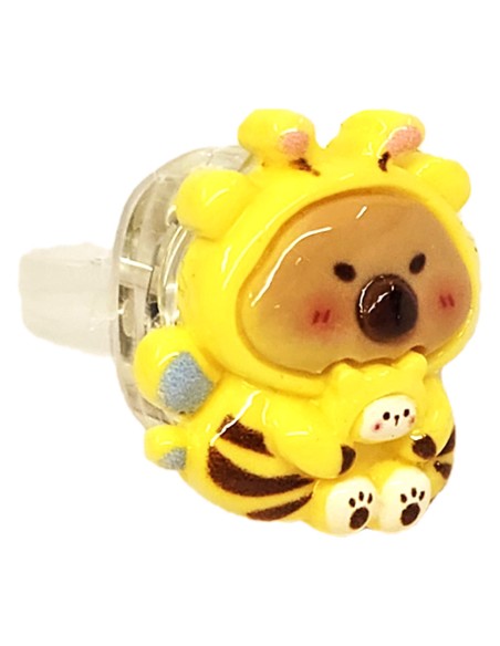 Šviečiantis Kapybaros žiedas – madingas akcentas ir staigmena viename!