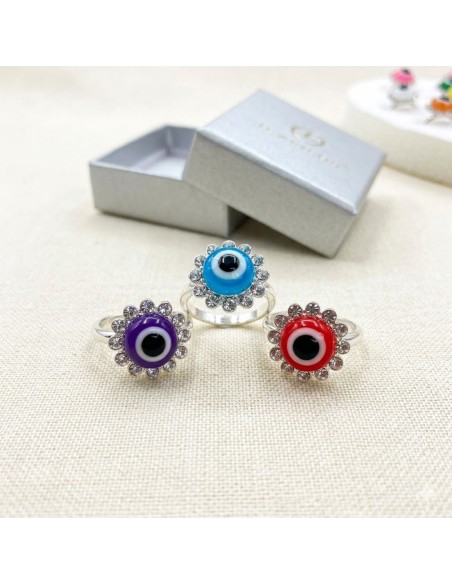 Dovana - mergaitiškų žiedų rinkinis – reguliuojamas dydis ir blizgantys raštai