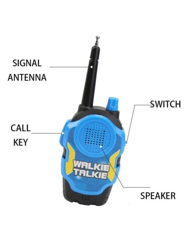 Racijų rinkinys „Walkie Talkie“ – bendrauk su draugais iki 80 m atstumu!