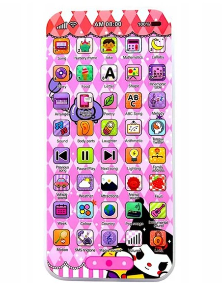 „Kuromi“ edukacinis išmanusis telefonas – interaktyvus mokymasis su stilingu personažu!