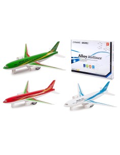 Metalinis lėktuvas „Boeing 777“ su šviesos ir garso efektais