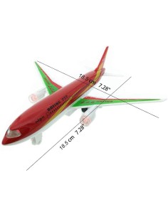 Metalinis lėktuvas „Boeing 777“ su šviesos ir garso efektais 2