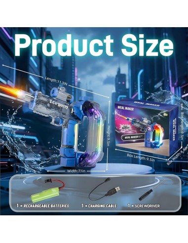 Elektrinis Automatinis Vandens Pistoletas su RGB Šviesomis (750 ml)