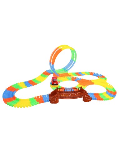 Lenktynių trasa VARIABLE 179 elementų su LED mašinėle